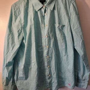 Womens Talbots Blue Checkered Shirt
